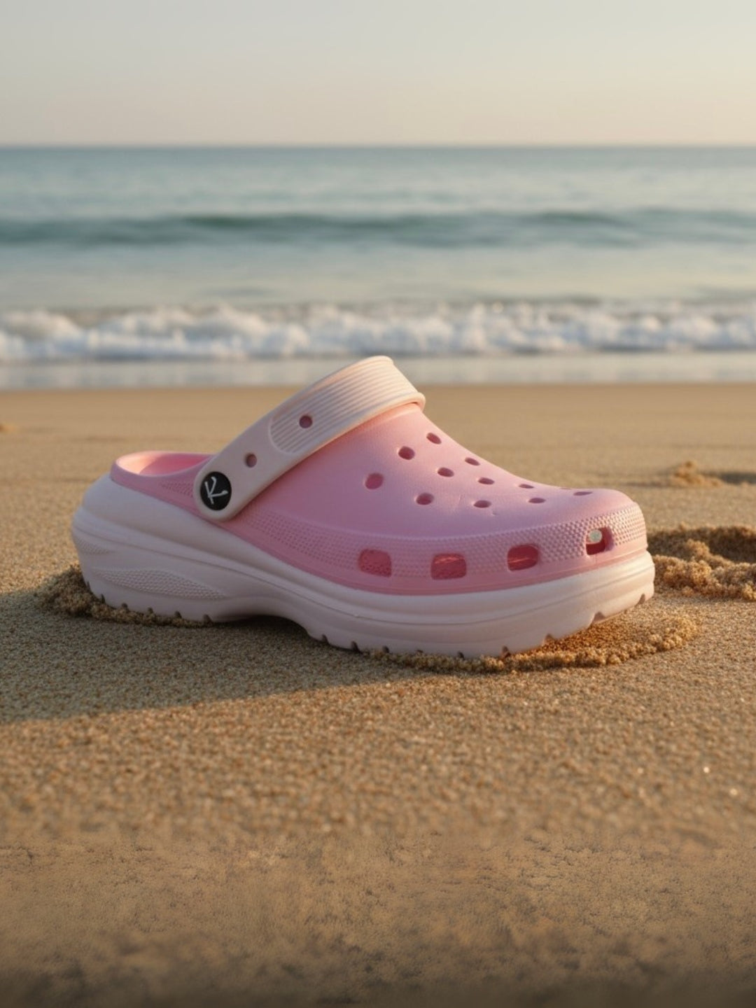 Baby Pink Dual Color Clogs