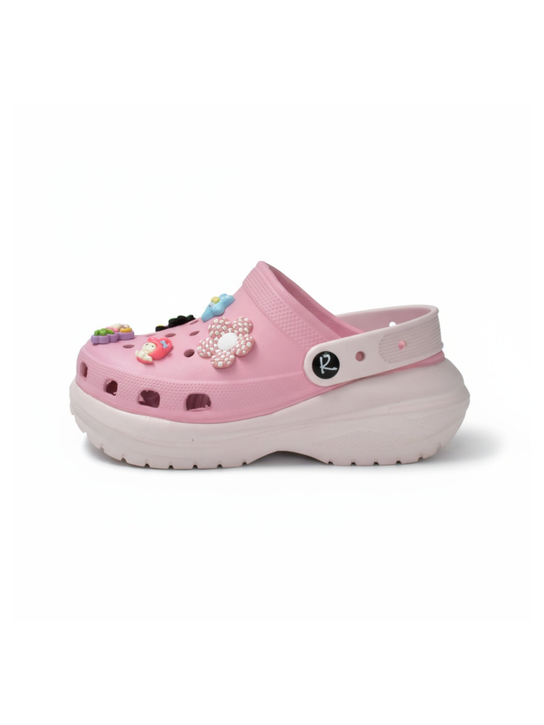 Baby Pink Dual Color Clogs