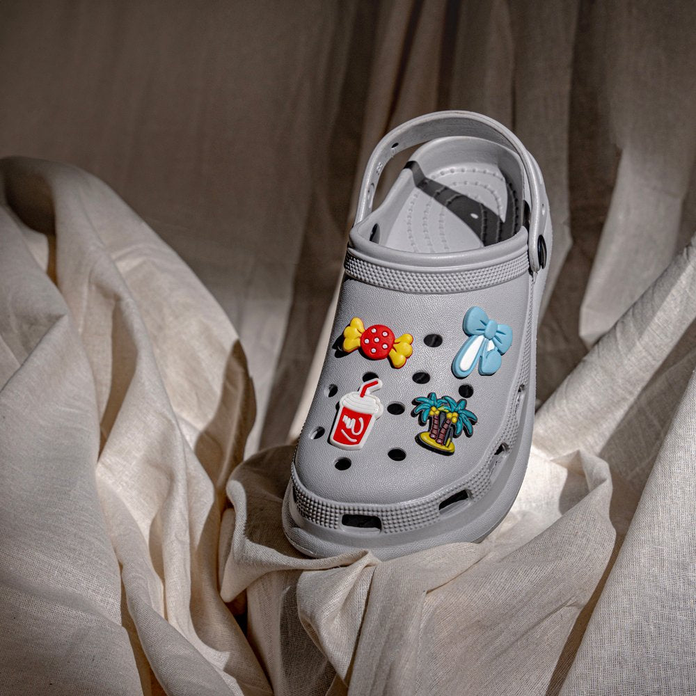 Slate Grey Heel Clogs - Indifeet