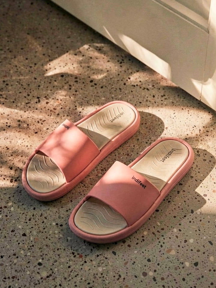 Peach Rubber Sliders