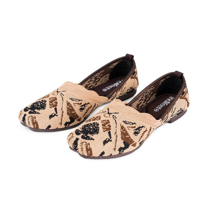 Earthy Brown Ballerina Flats