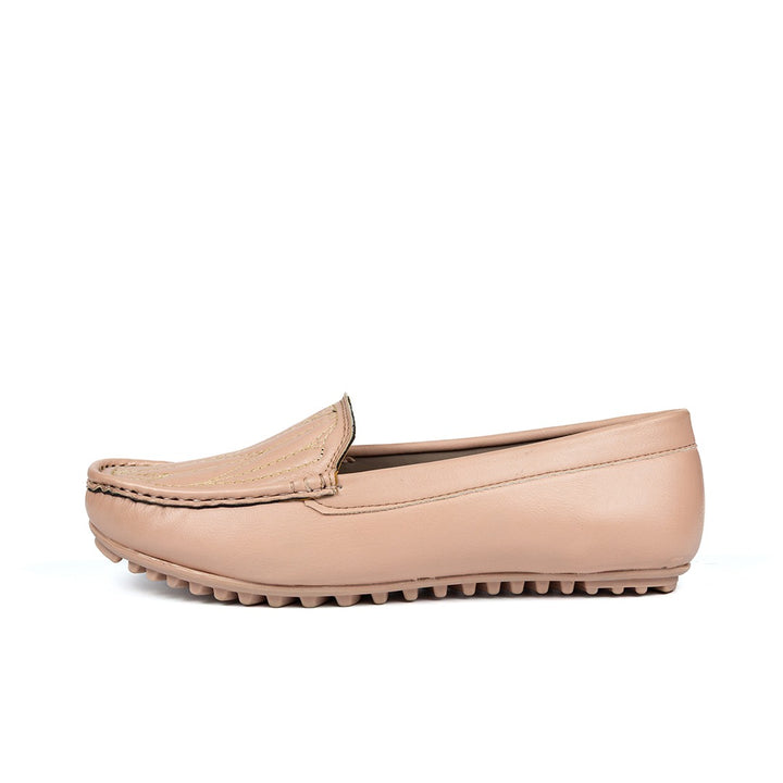 Loafer Shoes in Peach