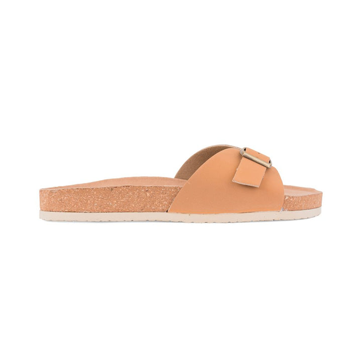 Beige Cork Sandals Sliders