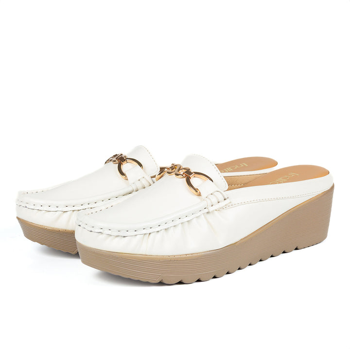 White Vegan Ballerina Shoes