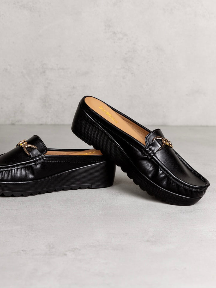 Black Vegan Ballerina Shoes