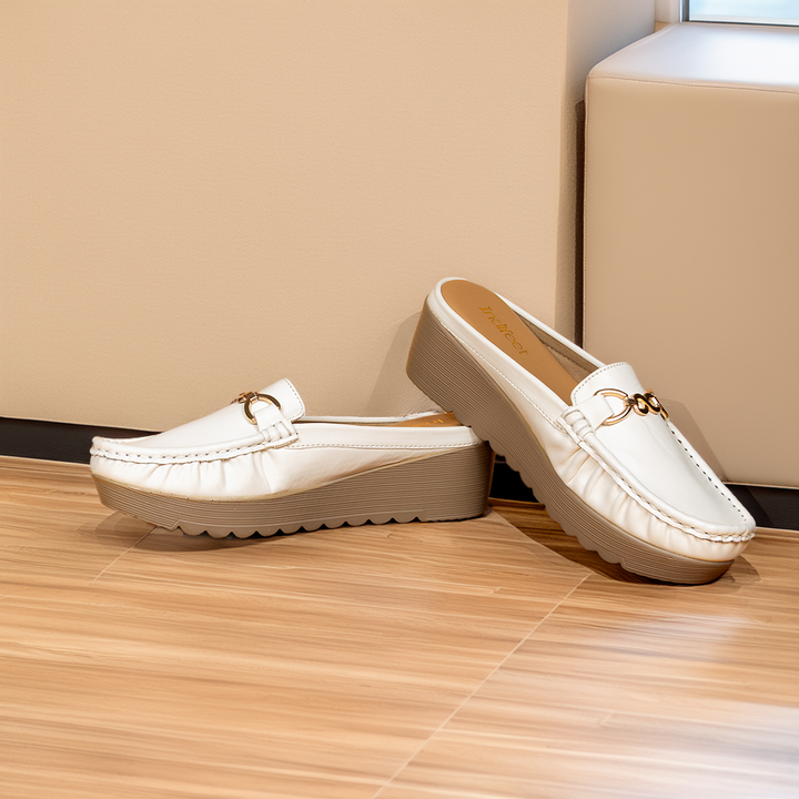 White Vegan Ballerina Shoes