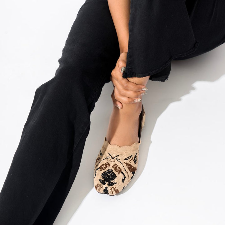 Earthy Brown Ballerina Flats