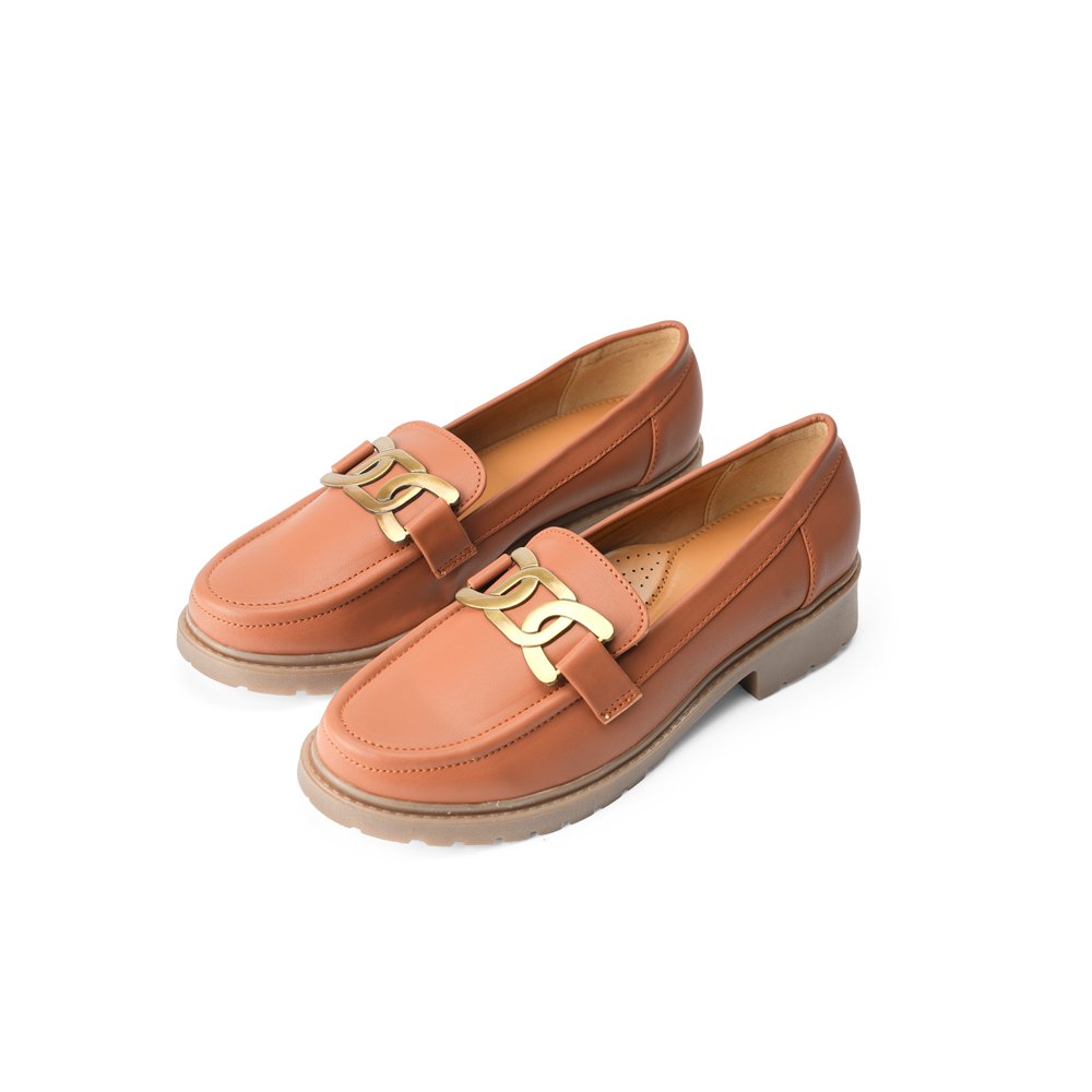 Loafer Formal Shoes in Tan