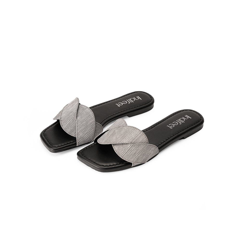 Silver Metallic Flats