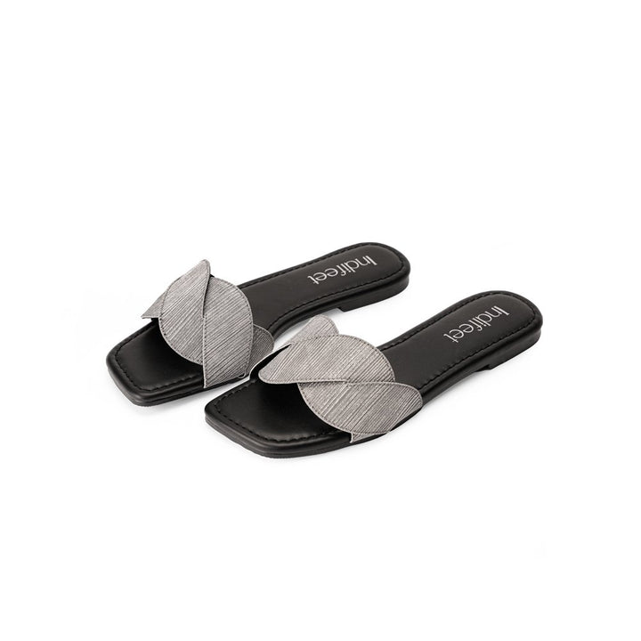 Silver Metallic Flats