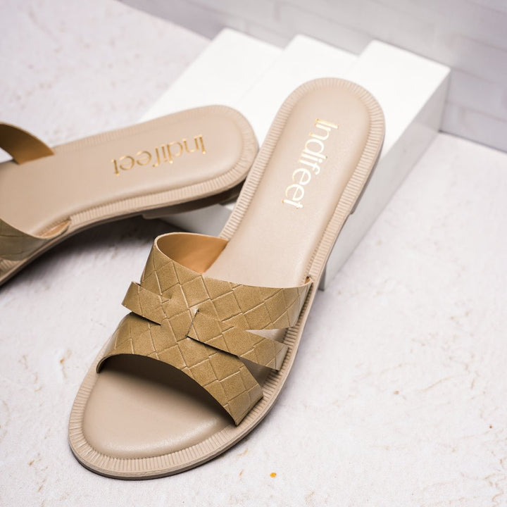 Neutral Beige Flats