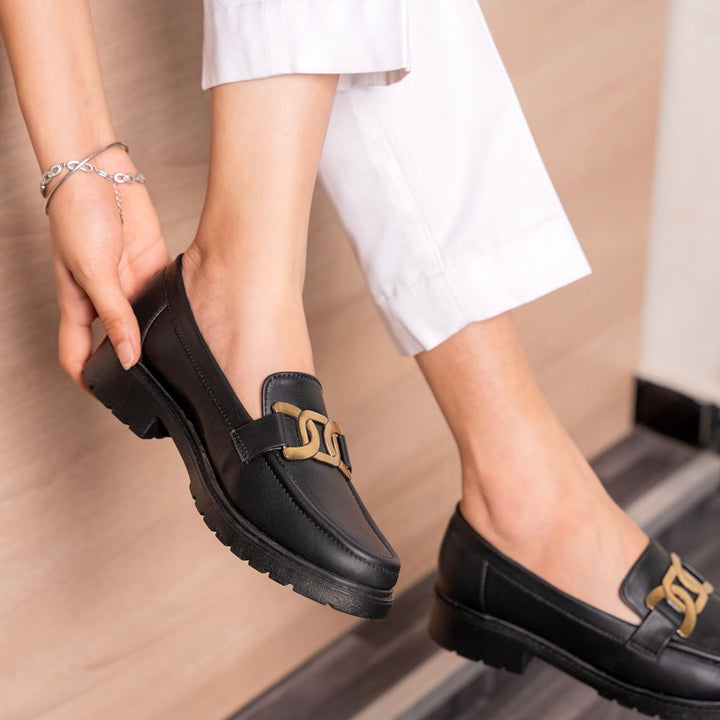 Black Formal Shoe Vegan Leather