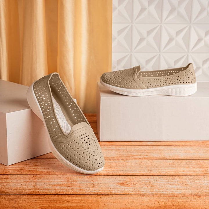 Light Beige Ballet Flats