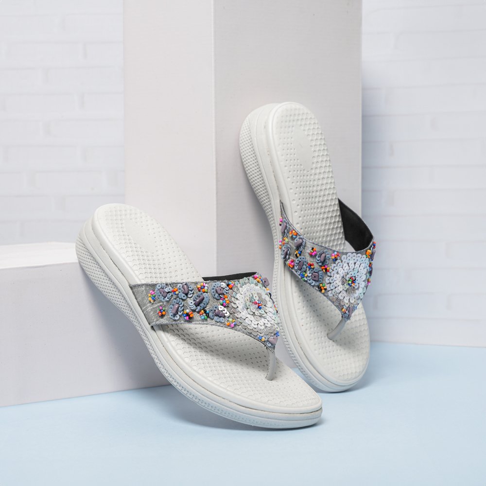 Sequence Blue Comfortable Slippers