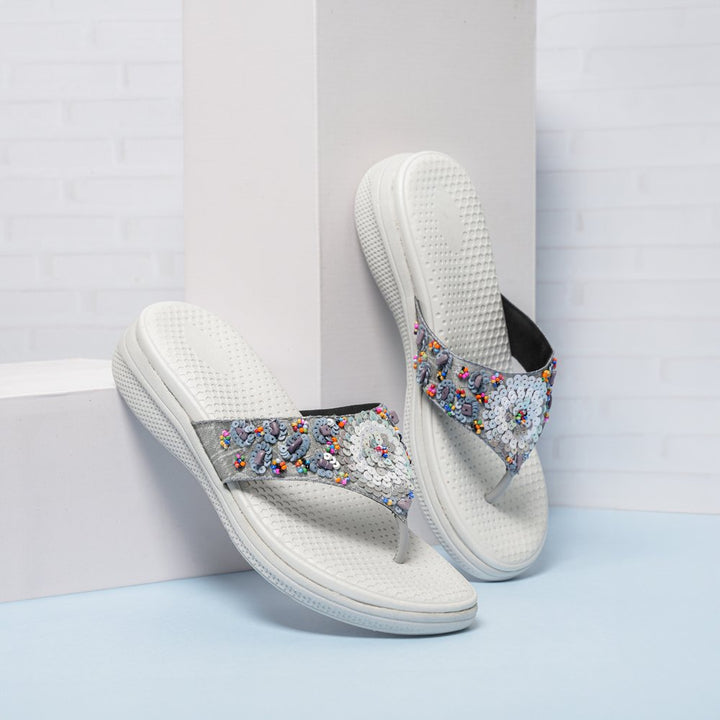 Sequence Blue Comfortable Slippers