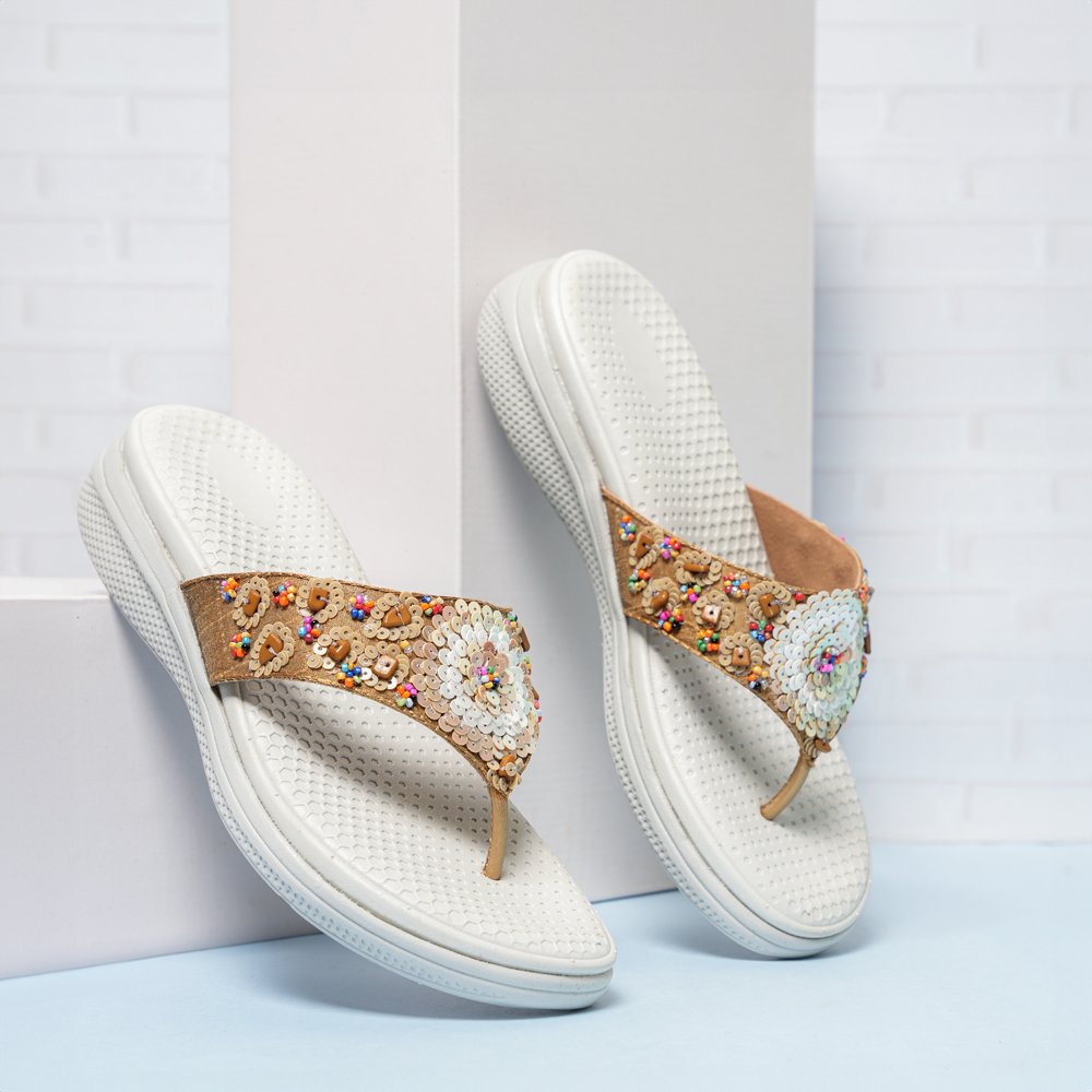 Beige Extra Comfort Slippers