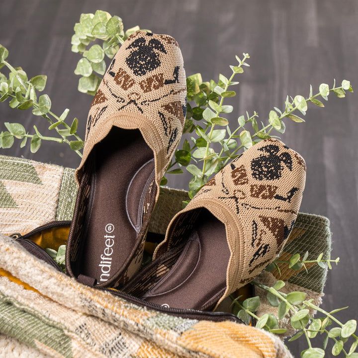 Earthy Brown Ballerina Flats