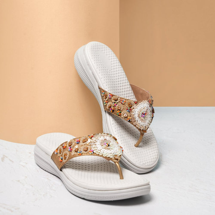 Beige Extra Comfort Slippers