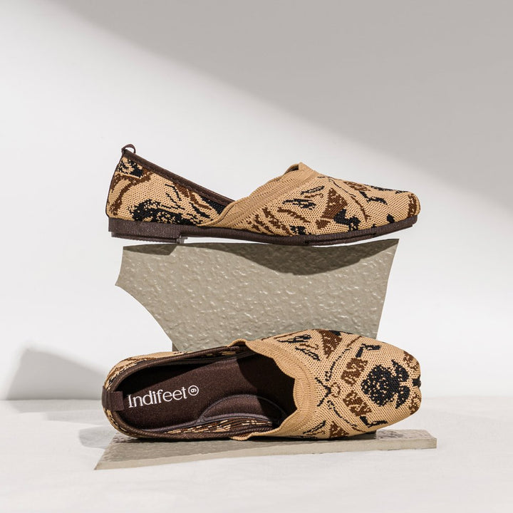 Earthy Brown Ballerina Flats
