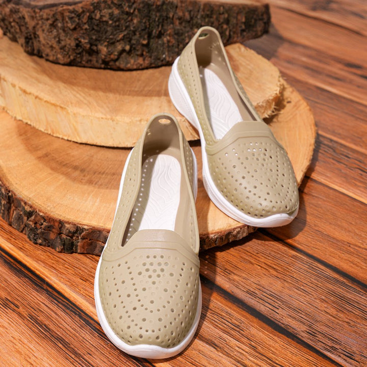 Light Beige Ballet Flats