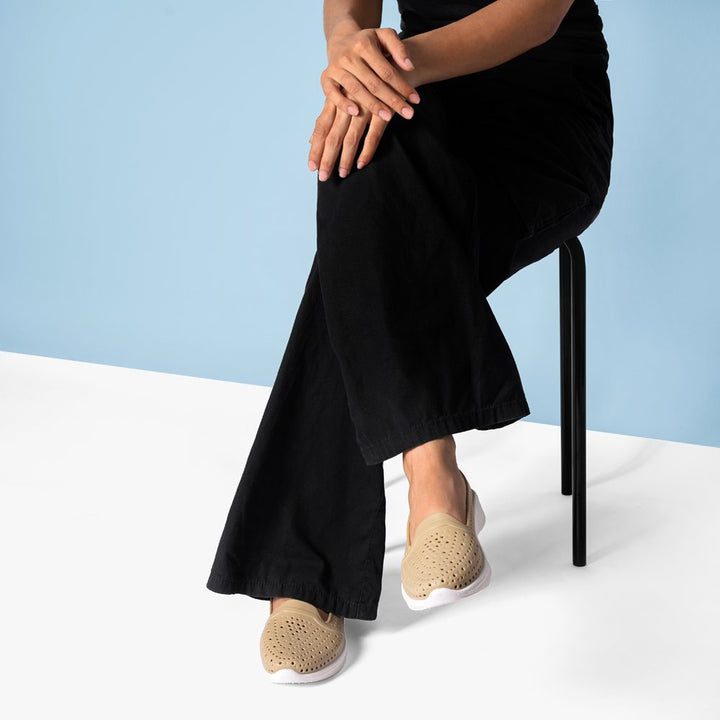 Light Beige Ballet Flats