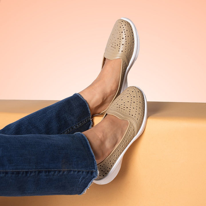 Light Beige Ballet Flats