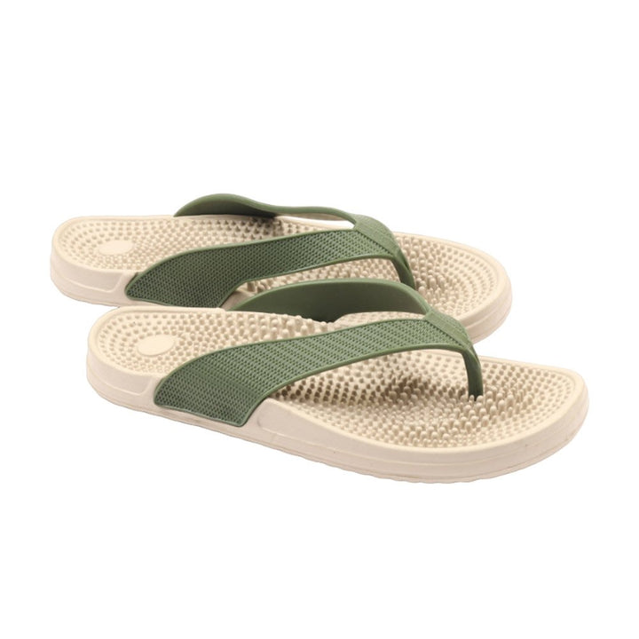Green Accu Pressure Slippers