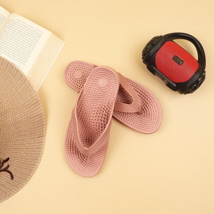 Pink Accu Pressure Slippers