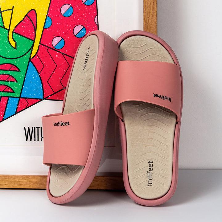 Peach Rubber Sliders