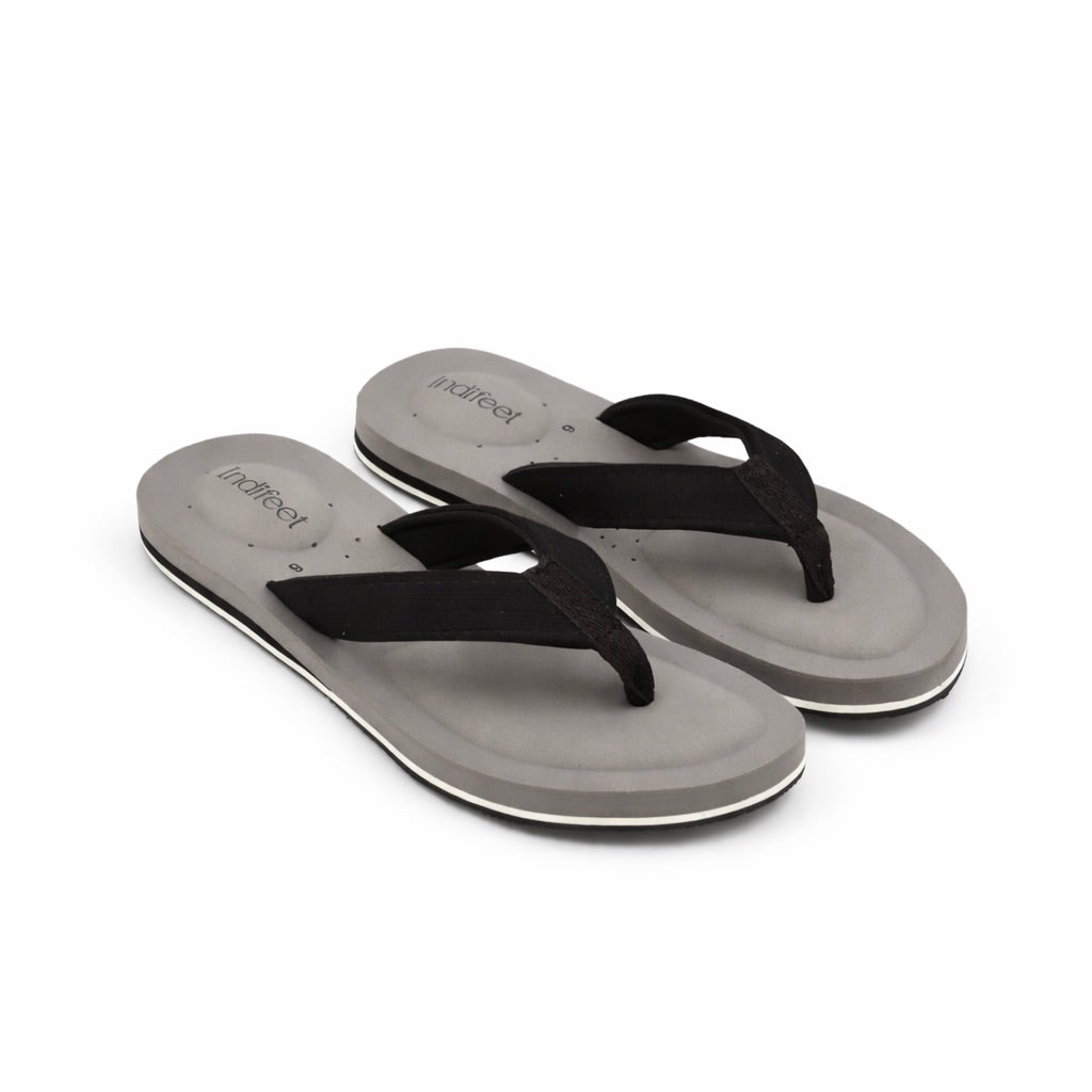 Dark Grey Orthopedic Slippers with extra cushion