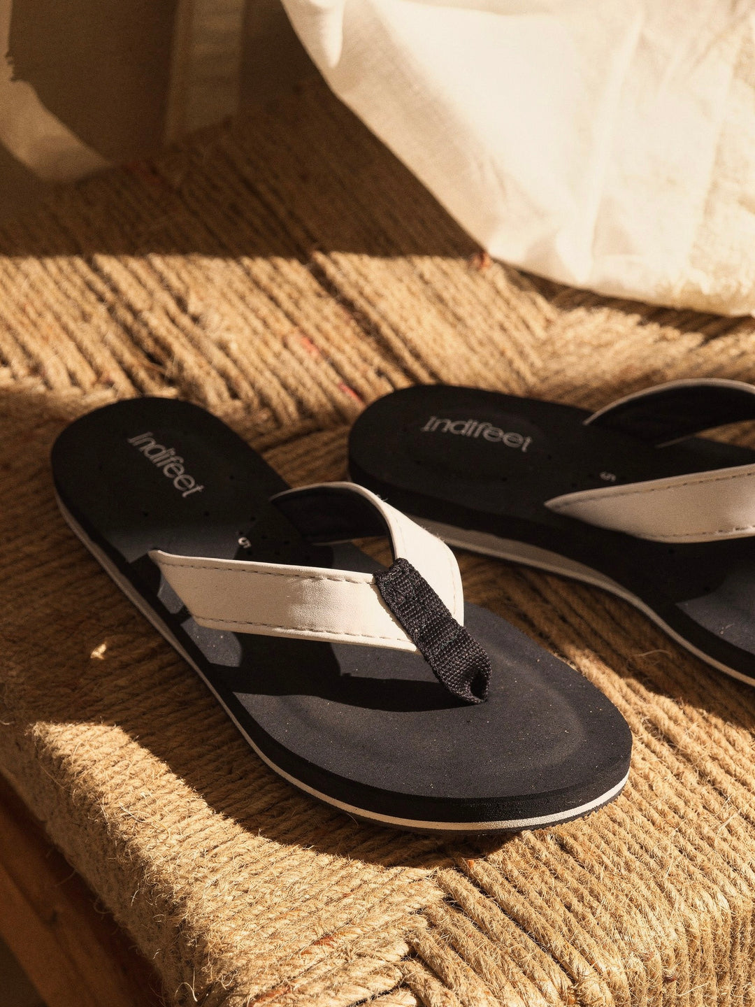 White Orthopedic Slippers with extra cushion