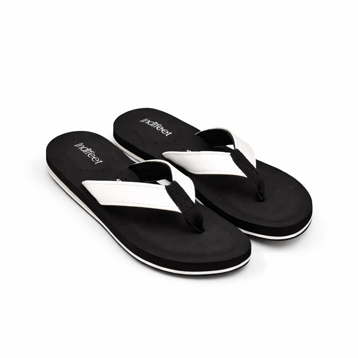 White Orthopedic Slippers with extra cushion